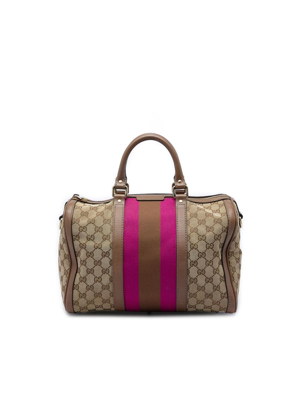Gucci Medium Gg Canvas Web Joy Boston #363019G68B